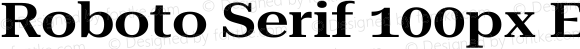 Roboto Serif 100px Expanded SemiBold