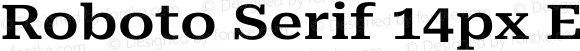 Roboto Serif 14px Expanded SemiBold