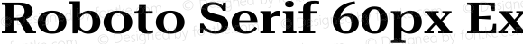 Roboto Serif 60px Expanded SemiBold