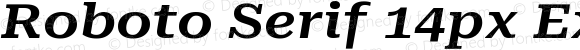 Roboto Serif 14px Expanded SemiBold