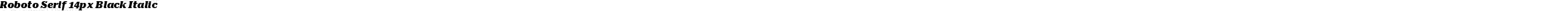 Roboto Serif 14px Black Italic