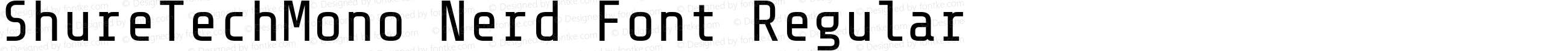 ShureTechMono Nerd Font Regular