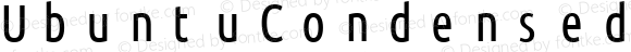 UbuntuCondensed Nerd Font Mono Regular