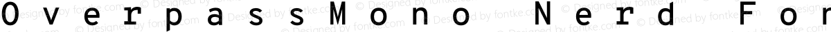 OverpassMono Nerd Font Mono SemiBold