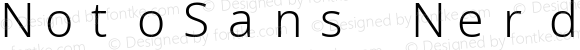 NotoSans Nerd Font Mono Light