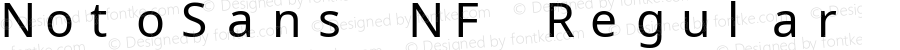 Noto Sans Regular Nerd Font Complete Mono Windows Compatible