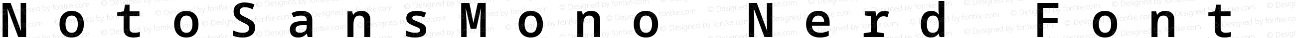Noto Sans Mono SemiBold Nerd Font Complete Mono
