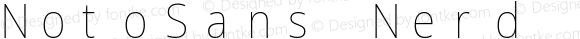 Noto Sans SemiCondensed Thin Nerd Font Complete Mono