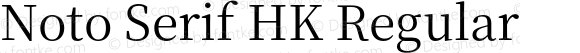 Noto Serif HK