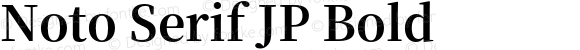 Noto Serif JP Bold