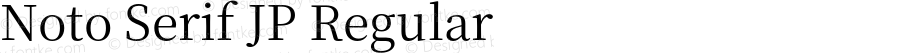 Noto Serif JP