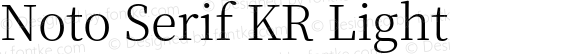 Noto Serif KR Light