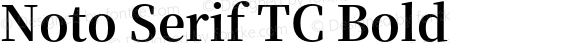 Noto Serif TC Bold