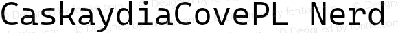 CaskaydiaCovePL Nerd Font SemiLight