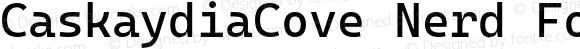 CaskaydiaCove Nerd Font Regular