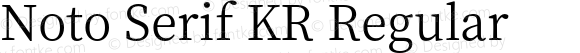 Noto Serif KR