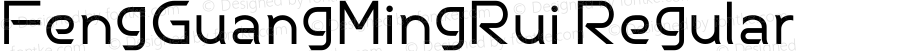 FengGuangMingRui Regular