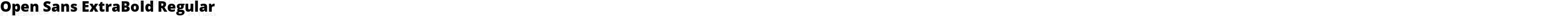 Open Sans ExtraBold Regular