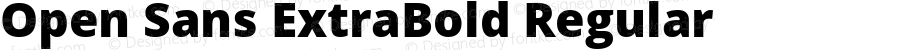 Open Sans ExtraBold Regular