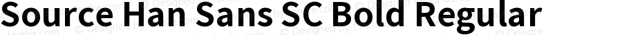 Source Han Sans SC Bold Regular Version 1.004;PS 1.004;hotconv 1.0.82;makeotf.lib2.5.63406
