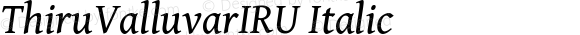 ThiruValluvarIRU Italic