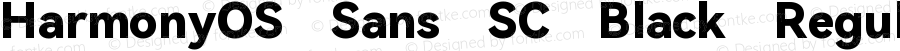 HarmonyOS Sans SC Black