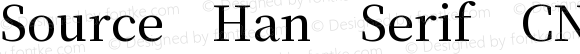 Source Han Serif CN Medium Regular