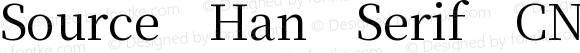 Source Han Serif CN Regular