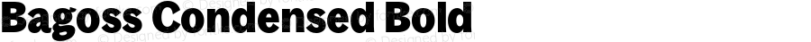Bagoss Condensed Bold