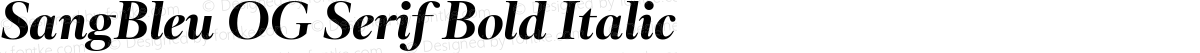 SangBleu OG Serif Bold Italic