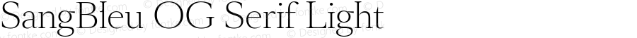 SangBleu OG Serif Light