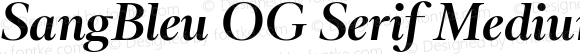 SangBleu OG Serif Medium Italic