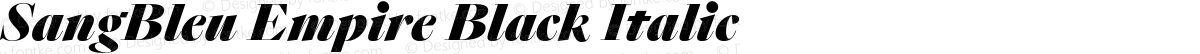 SangBleu Empire Black Italic