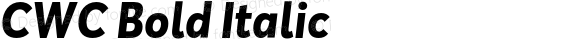 CWC Bold Italic