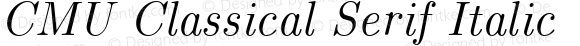 CMUClassicalSerif