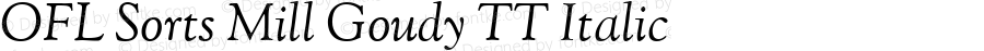 OFL Sorts Mill Goudy TT Italic