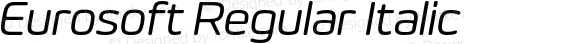 Eurosoft Regular Italic