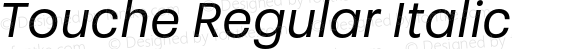 Touche-RegularItalic