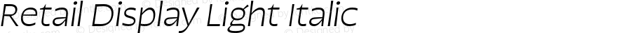 RetailDisplay-LightItalic