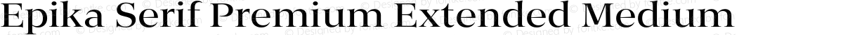 Epika Serif Premium Extended Medium