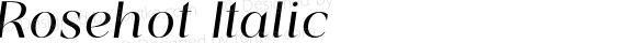 Rosehot Italic