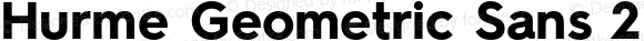 HurmeGeometricSans2 Bold
