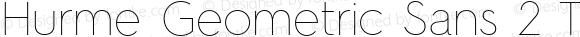 HurmeGeometricSans2 Thin