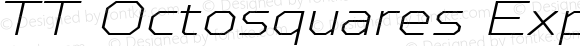 TT Octosquares Expanded Thin Italic