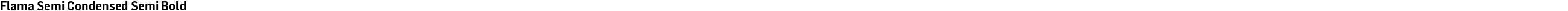 Flama Semi Condensed Semi Bold