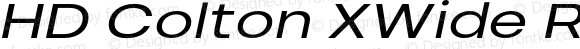 HD Colton XWide Regular Italic