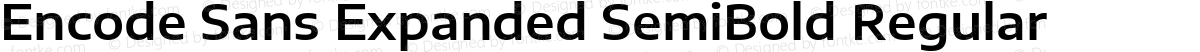 Encode Sans Expanded SemiBold Regular
