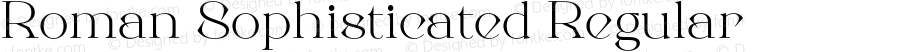 Roman Sophisticated Regular