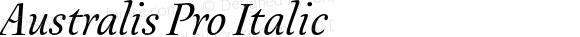 Australis Pro Italic