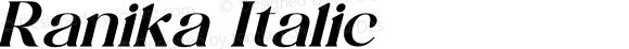 Ranika Italic